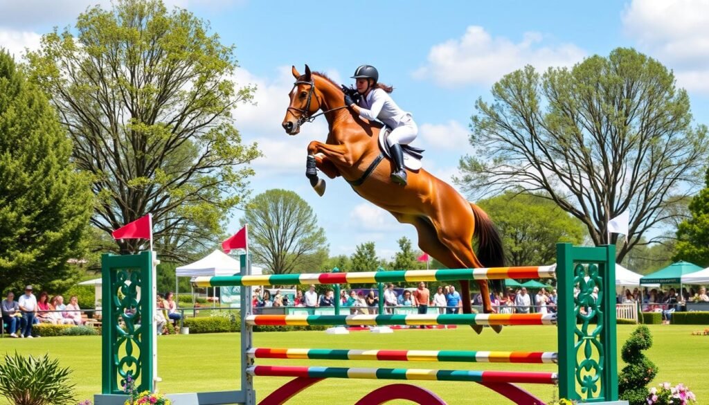 Debi Walden Connor in show jumping